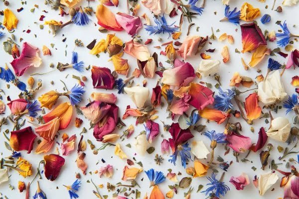 Dried flower confetti