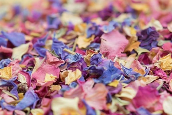 Dried flower confetti