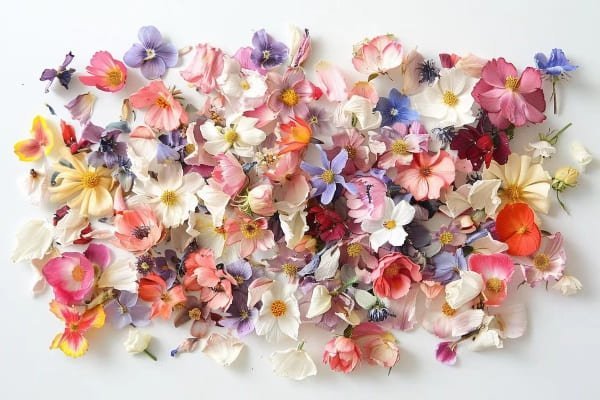 dried petal confetti